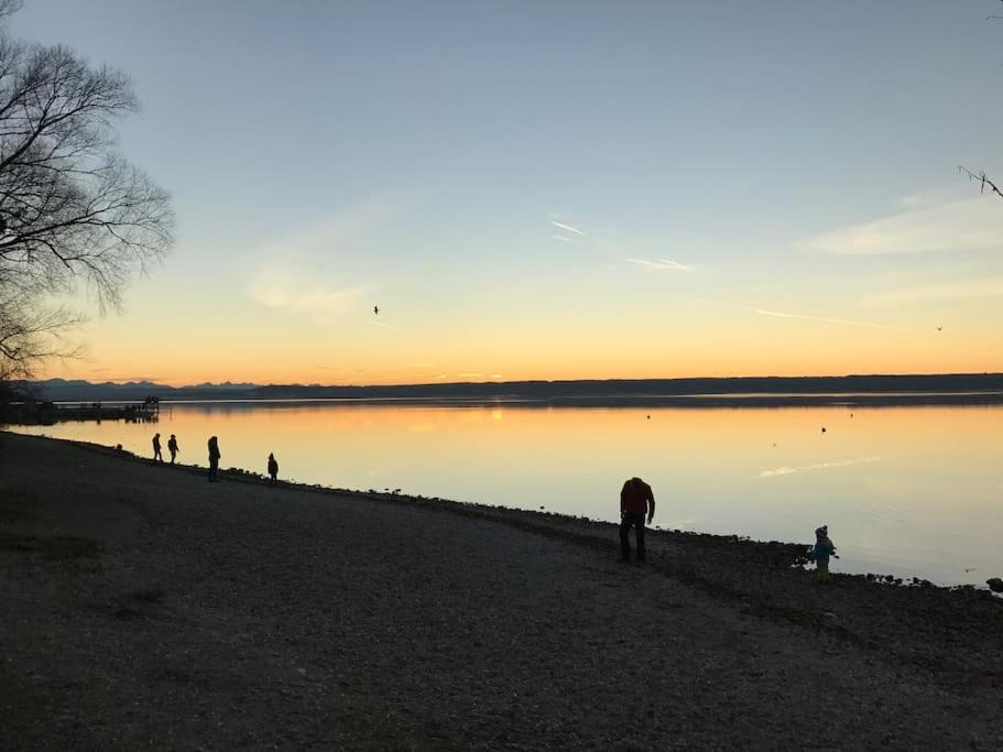 Grosse Wohnung Mit Dachterrasse In Starnberg Esterno foto