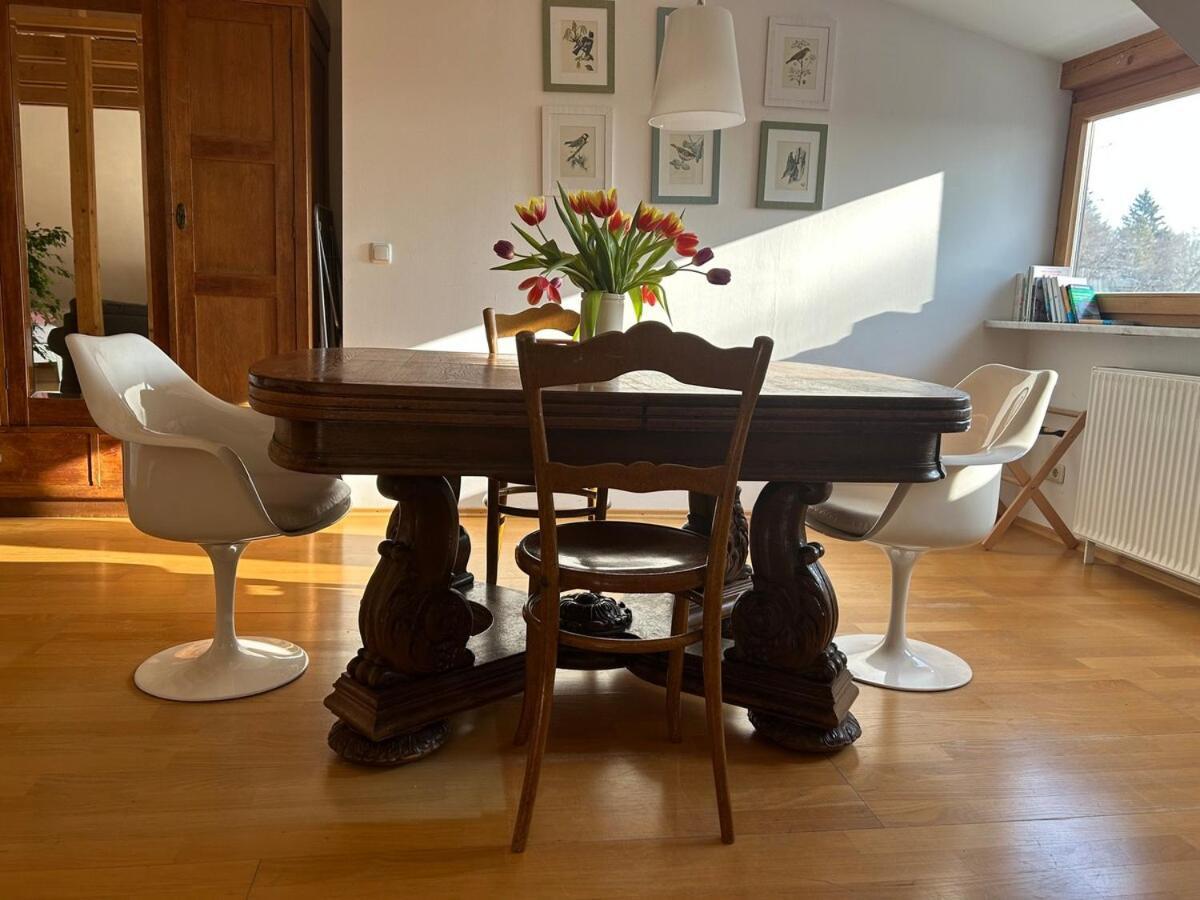 Grosse Wohnung Mit Dachterrasse In Starnberg Esterno foto