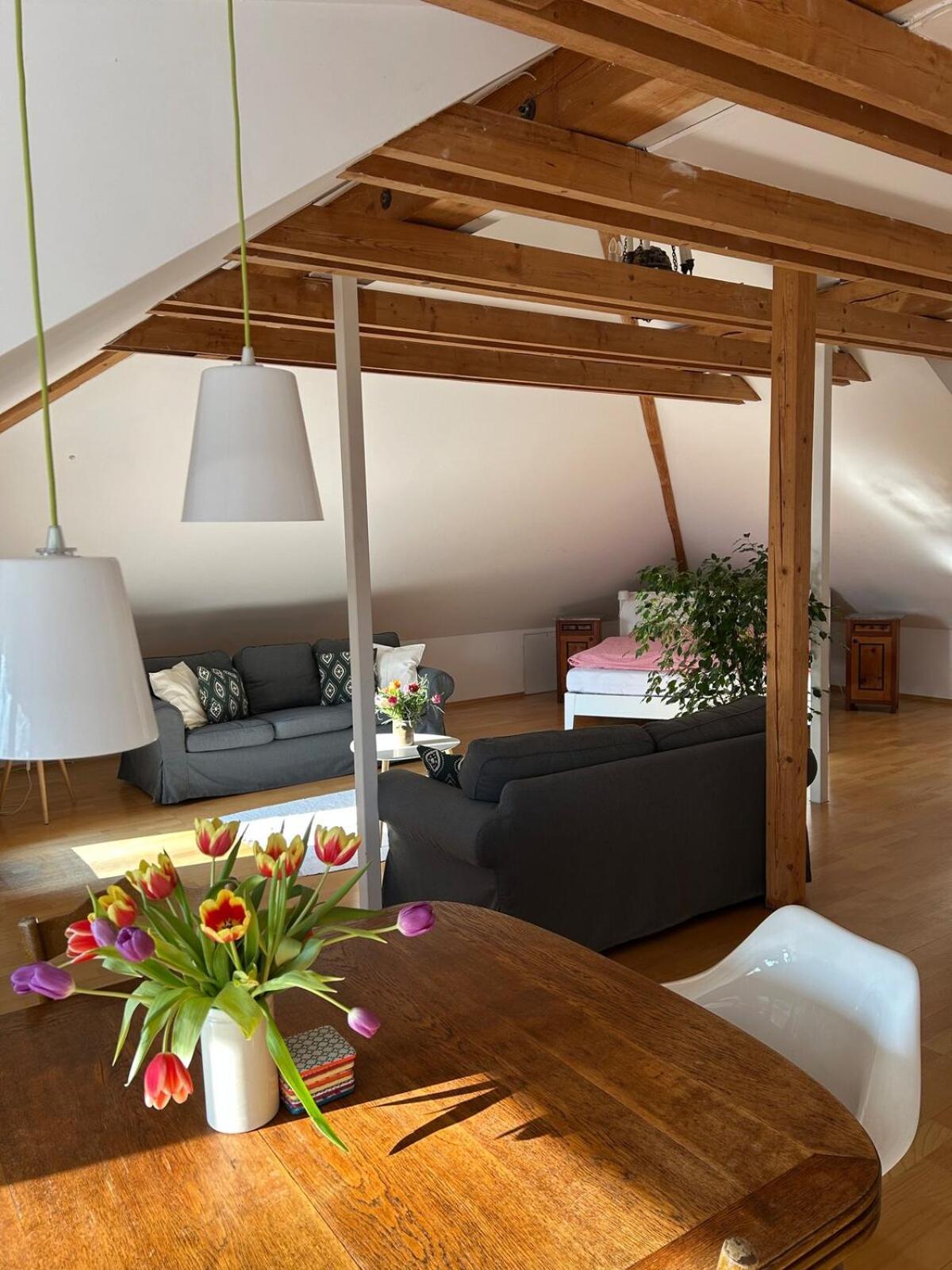 Grosse Wohnung Mit Dachterrasse In Starnberg Esterno foto